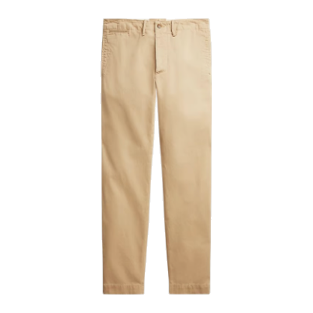Beige chino pants starter wardrobe asset